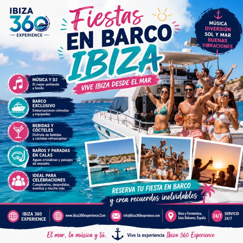 Fiestas en Barco Ibiza para Celebraciones Especiales